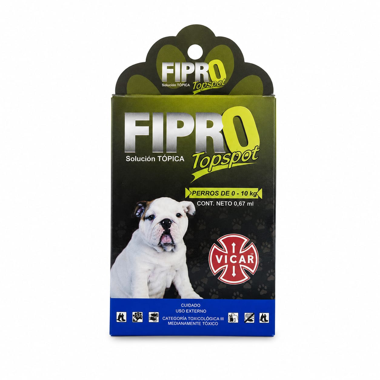 Fipro Topspot Pipeta para Perros de 0 a 10 kg – 0,67 ml